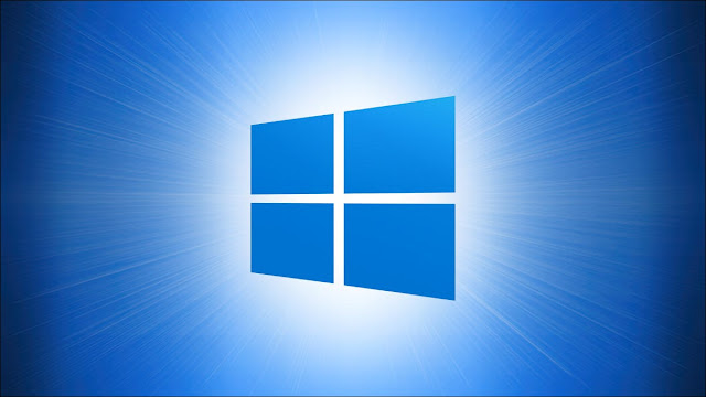 شعار Windows 10 على Blue Hero