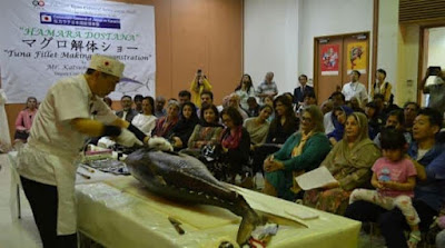 Tuna Fillet Making Demonstration Held In Karachi