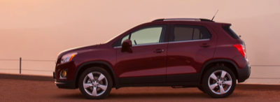 2013 Chevrolet Trax Red profile view