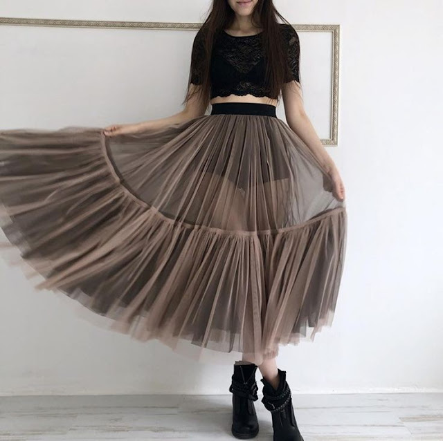 Beautiful Trendy Classy Skirt top design ideas photos for Party - WallpaperDPs