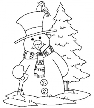 Holiday Coloring Pages on Snowman Coloring Pages Elmo Snowman Coloring Printables