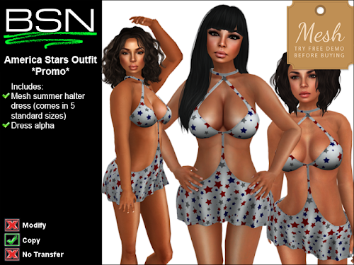 BSN America Stars Outfit Promo