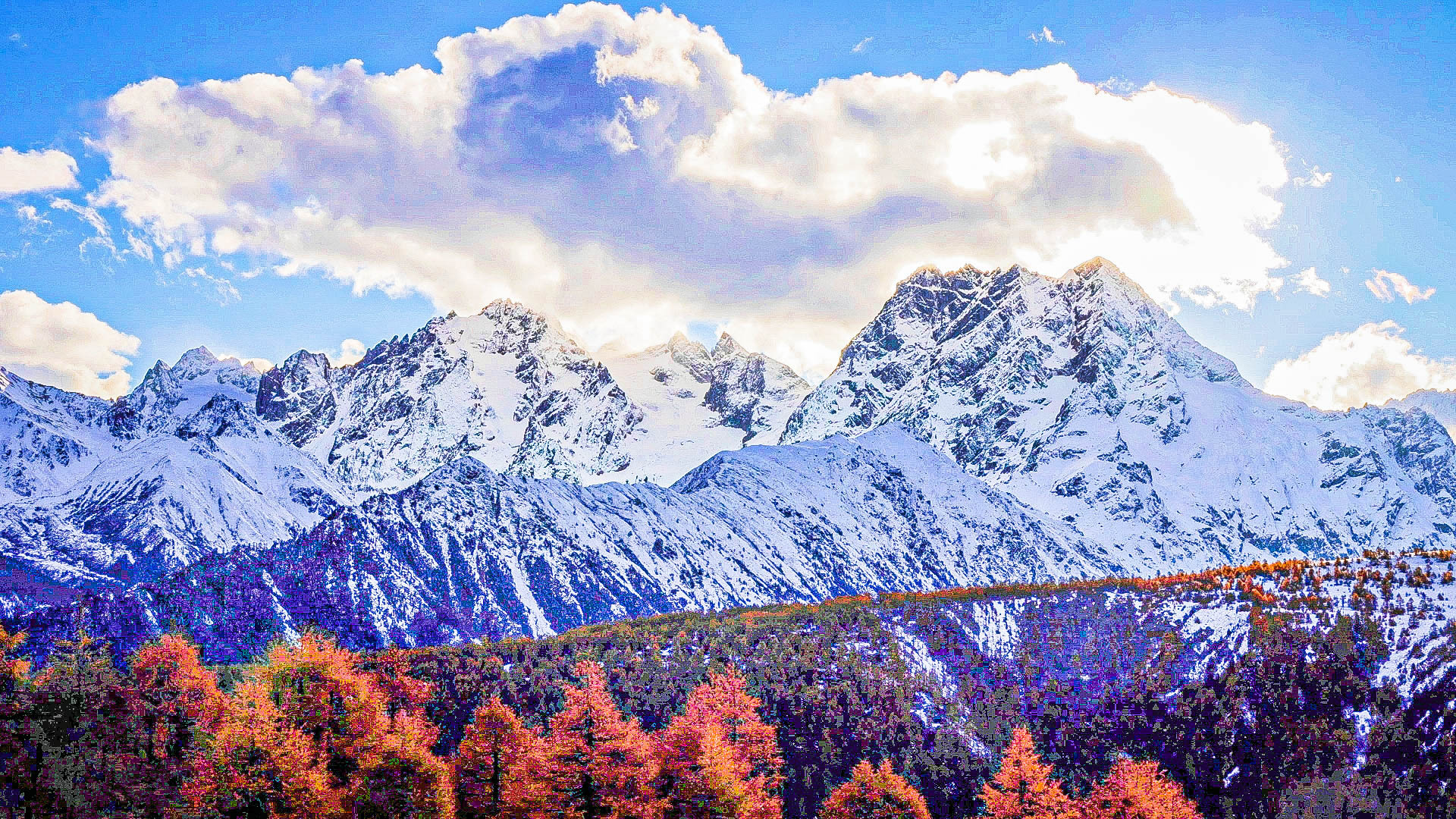 ภูเขาหิมะไป๋หม่า (Baima Snow Mountain: 白芒雪山)