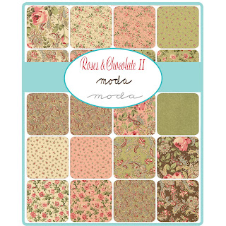 Moda Roses & Chocolate II Fabric by Moda Fabrics