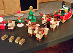 FREE LEGO Reindeer Sleigh Build Event