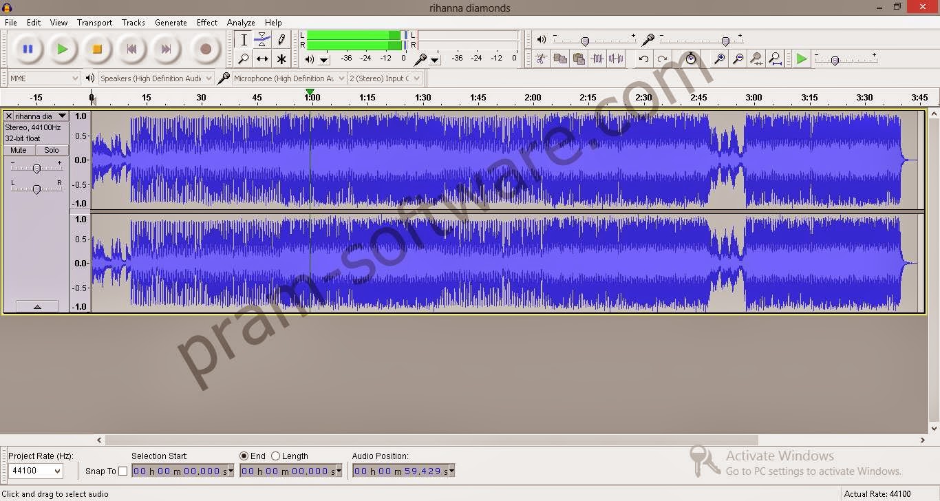 Audacity 2.0.5 Free Download Software
