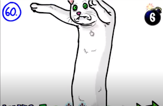The Impossible Quiz 2 question 60 Long Cat is long