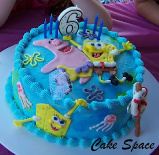 Spongebob Squarepants Birthday Cakes Toppers 