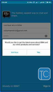 Cara Bikin Alamat Email BBM