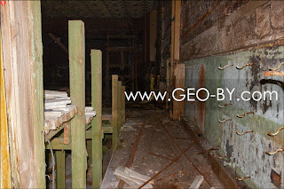 Chernobyl Exclusion Zone. Pripyat town. Inside the cinema