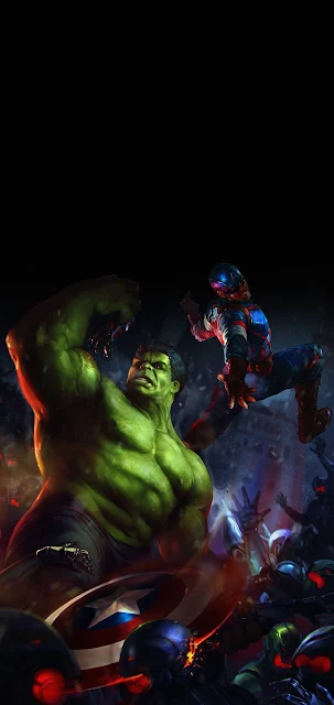 hulk and captain america fighting in avengers