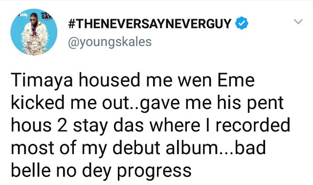 Timaya Accommodated Me When Banky W Kicked Me Out - Skales