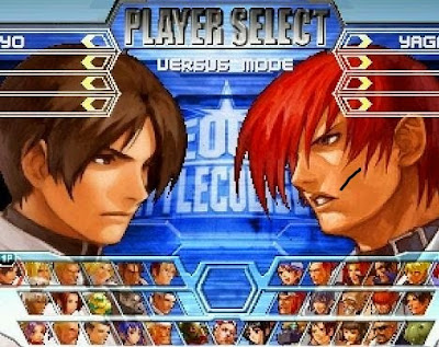 All characters of king of fighters