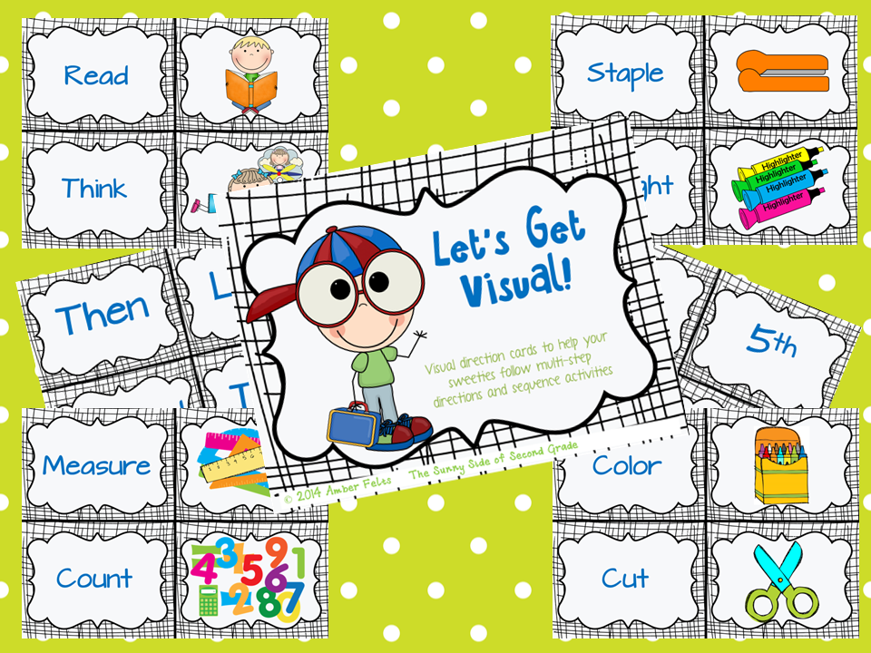 http://www.teacherspayteachers.com/Product/FREEBIE-Visual-Directions-and-Activity-Sequencing-FREEBIE-1368708