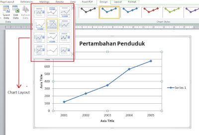 cara membuat grafik di word 