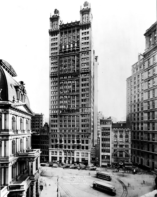 Rascacielos Park Row Building de Nueva York en 1912