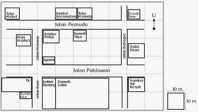 Halaman 18 Denah  Rumah  Dita BELAJAR KURIKULUM 2013