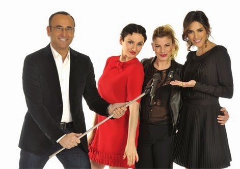 Festival di Sanremo 2015 - Carlo Conti, Emma, Arisa e Rocio