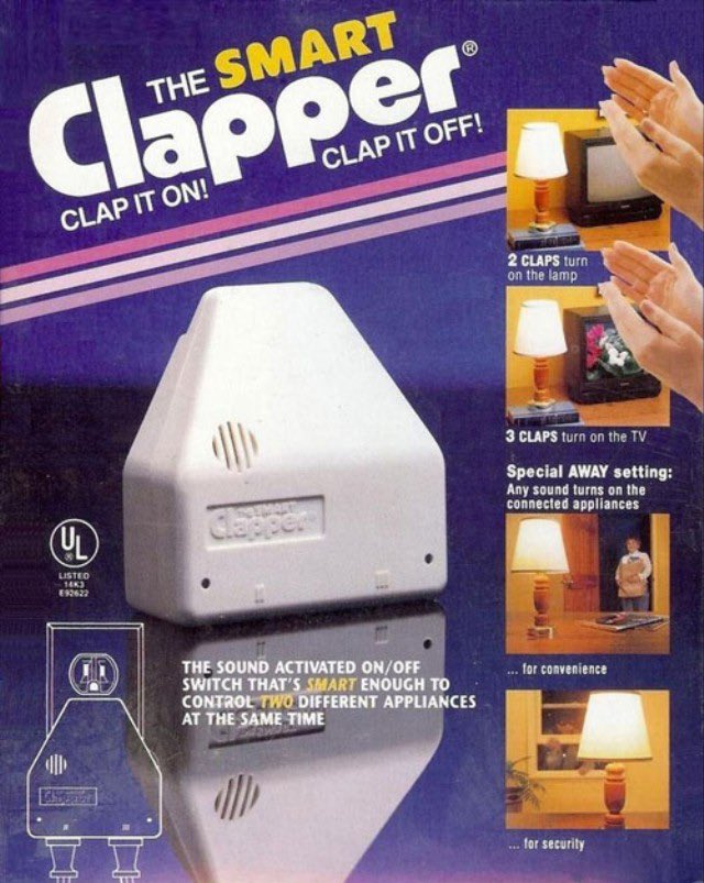 Vintage 1984 Original the Clapper Appliance Control for TV and