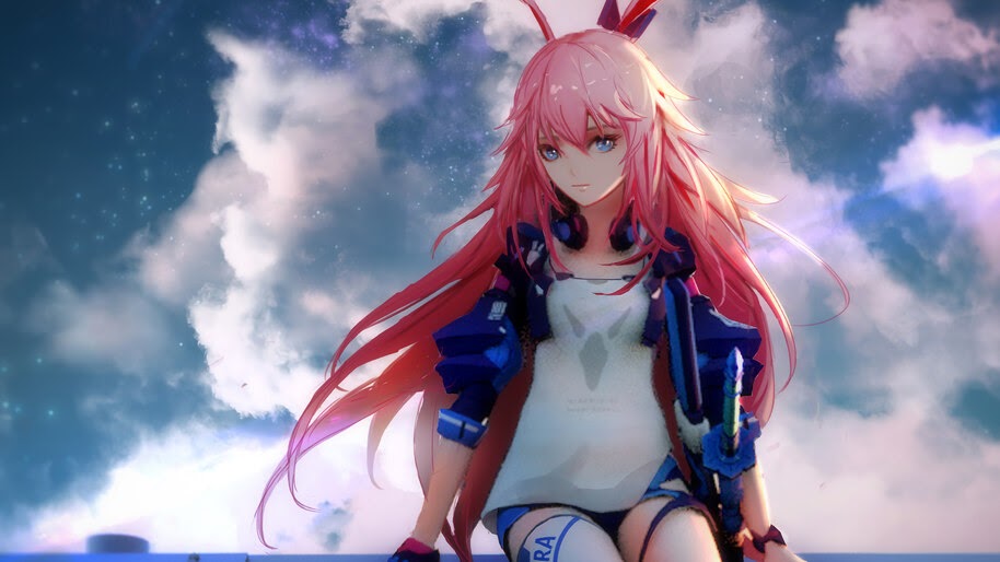 Anime, Girl, Pink Hair, Yae Sakura, Honkai Impact 3rd, 4K ...