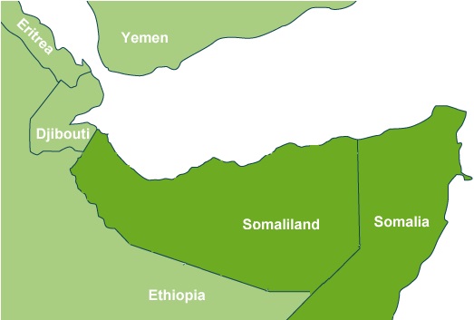 Map of Somaliland