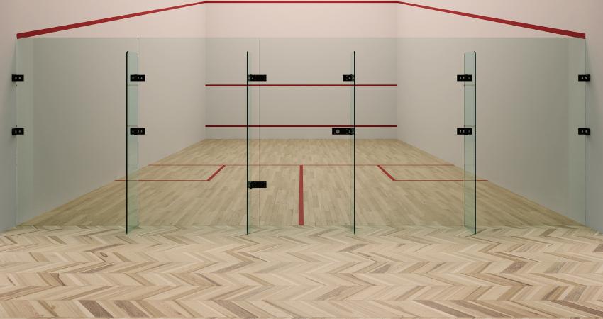 jenis lantai kayu untuk lapangan squash