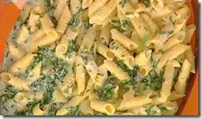 Garganelli robiola e rucola