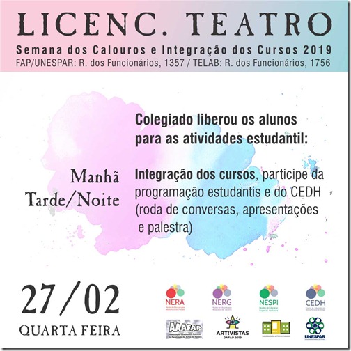 Quarta noite teatro