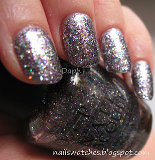 opi mad as a hatter maah glitter polish gritty limited edition hysterial glitter alice in wonderland collection 2009 hard to find nail polish nailswatches