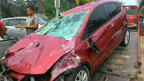 Preve Kemalangan Teruk, Driver & Penumpang Selamat