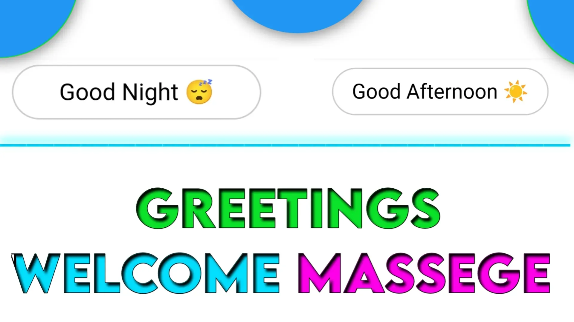 How to add real-time Greetings massege