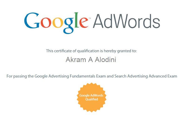 Google AdWords Certified Individual