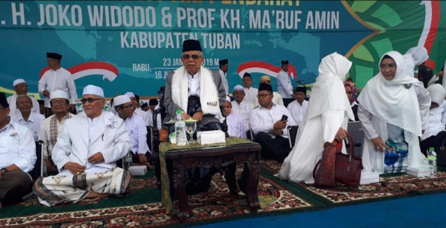 KH Ma'ruf Amin soal Capaian Jokowi: Kalau Tidak Lanjut, Apa Jadinya?