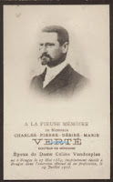 Dokter en korpsgeneesheer van de brandweer van Brugge Charles Verté (1854-1908)