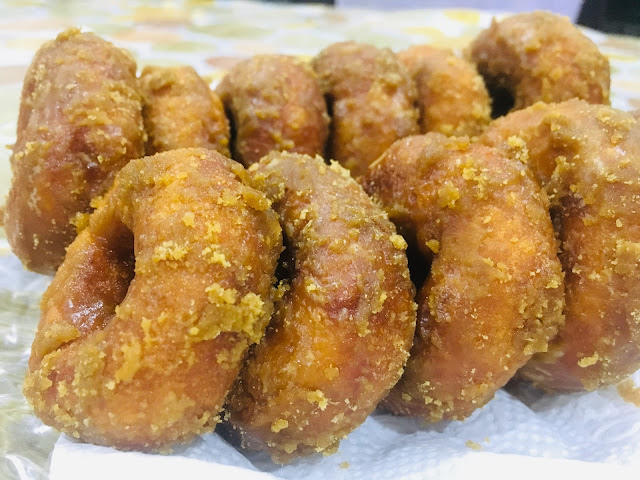 Mudahnya Buat Kuih Keria Gula Melaka Dengan Ubi Keledek 