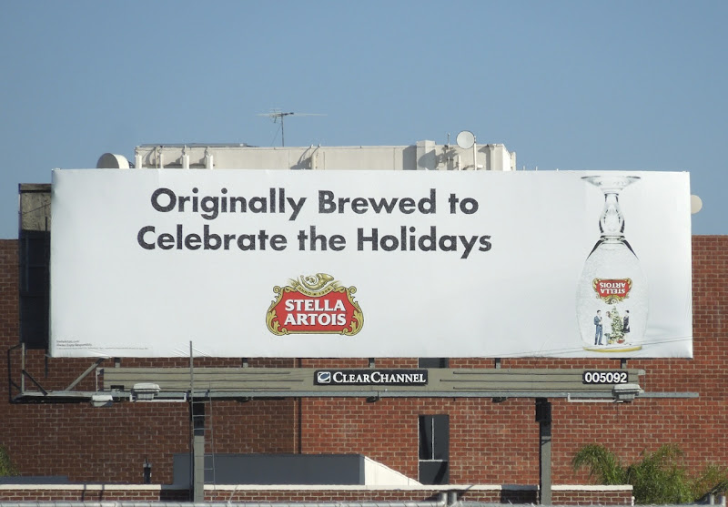 Stella Artois Holidays billboard