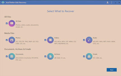 Free Data Recovery Software AceThinker Data Recovery 2018 Free for 1 Year