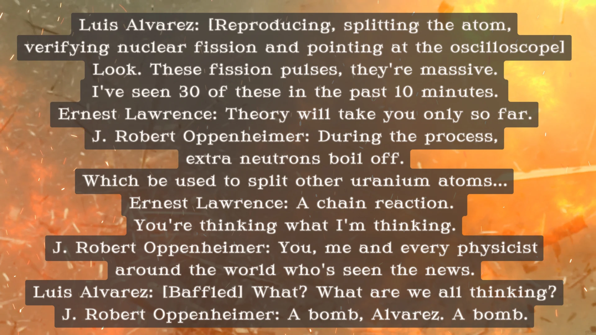 Oppenheimer Movie Dialoges