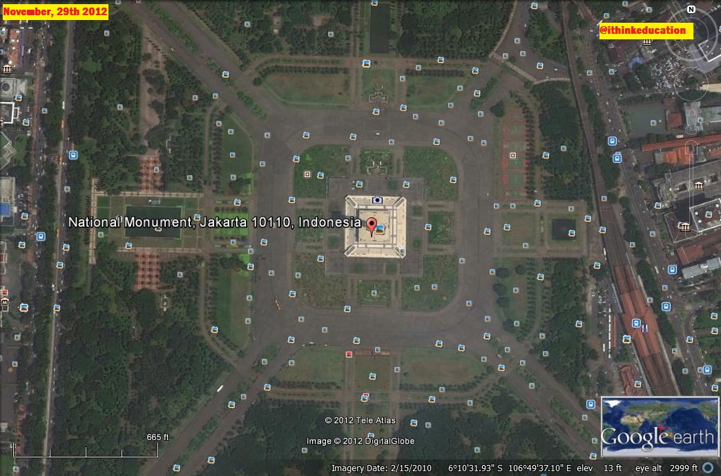 Contoh Makalah: Hasil Peta Pencitraan dari Google Earth, Wilayah ...