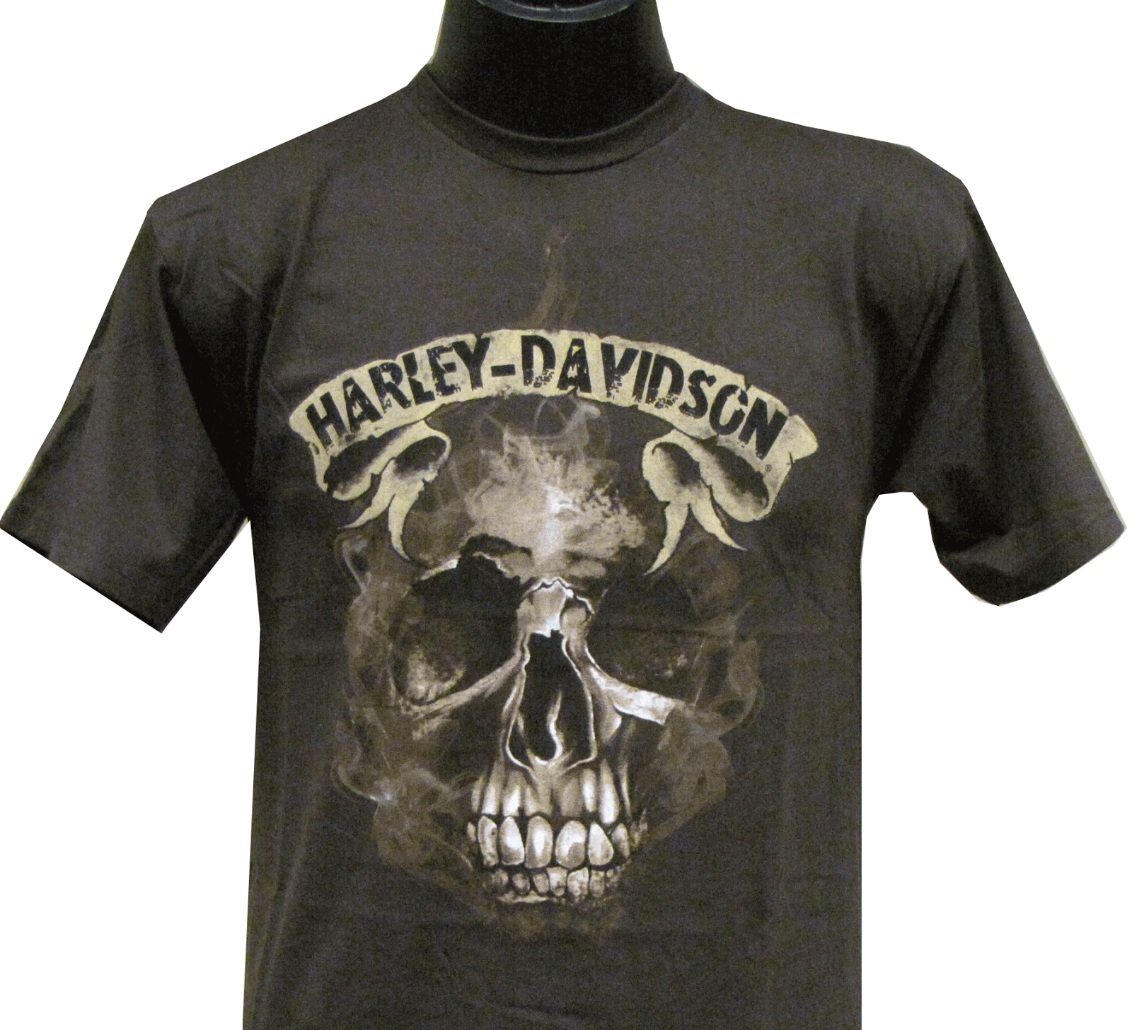 http://www.adventureharley.com/harley-davidson-t-shirt-smoke-skull-brown