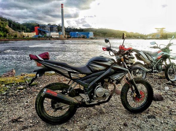 Info Terbaru Modifikasi Motor Vixion: Vixion Supermoto 