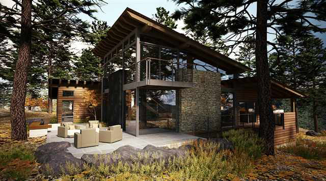 Marvelous Mountain Home is a Sagemodern Prefab