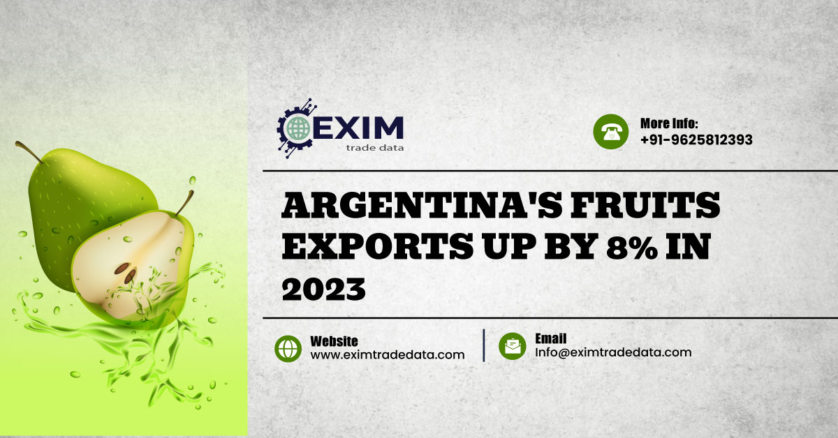 Argentina's fruits exports up by 8% in 2023