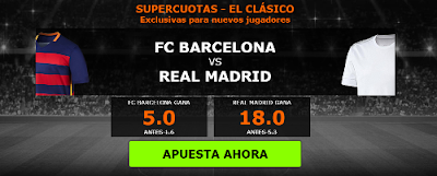 888sport supercuota clasico Barcelona vs Real Madrid 2 abril