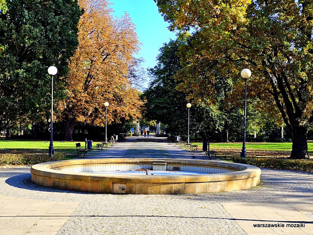 Zygmunt Hellwig Warszawa Warsaw warszawskie parki teren zielony zieleń Stary Mokotów