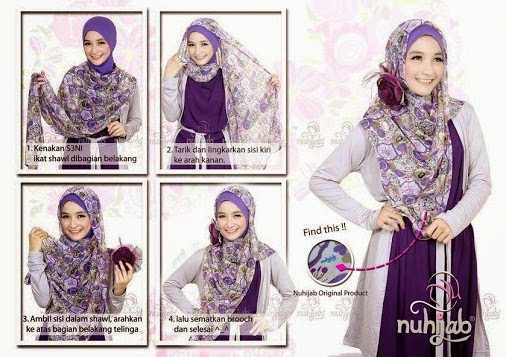 Tutorial Hijab Pashmina Dengan Headband Koleksi Tutorial Jilbab Pashmina Sifon Terpopuler