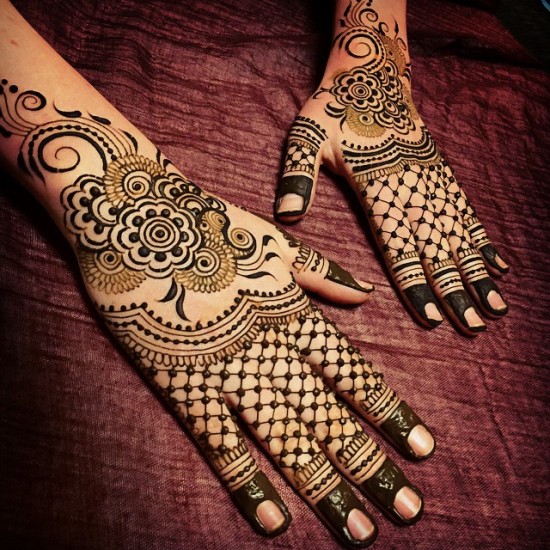 Hand mehandi design