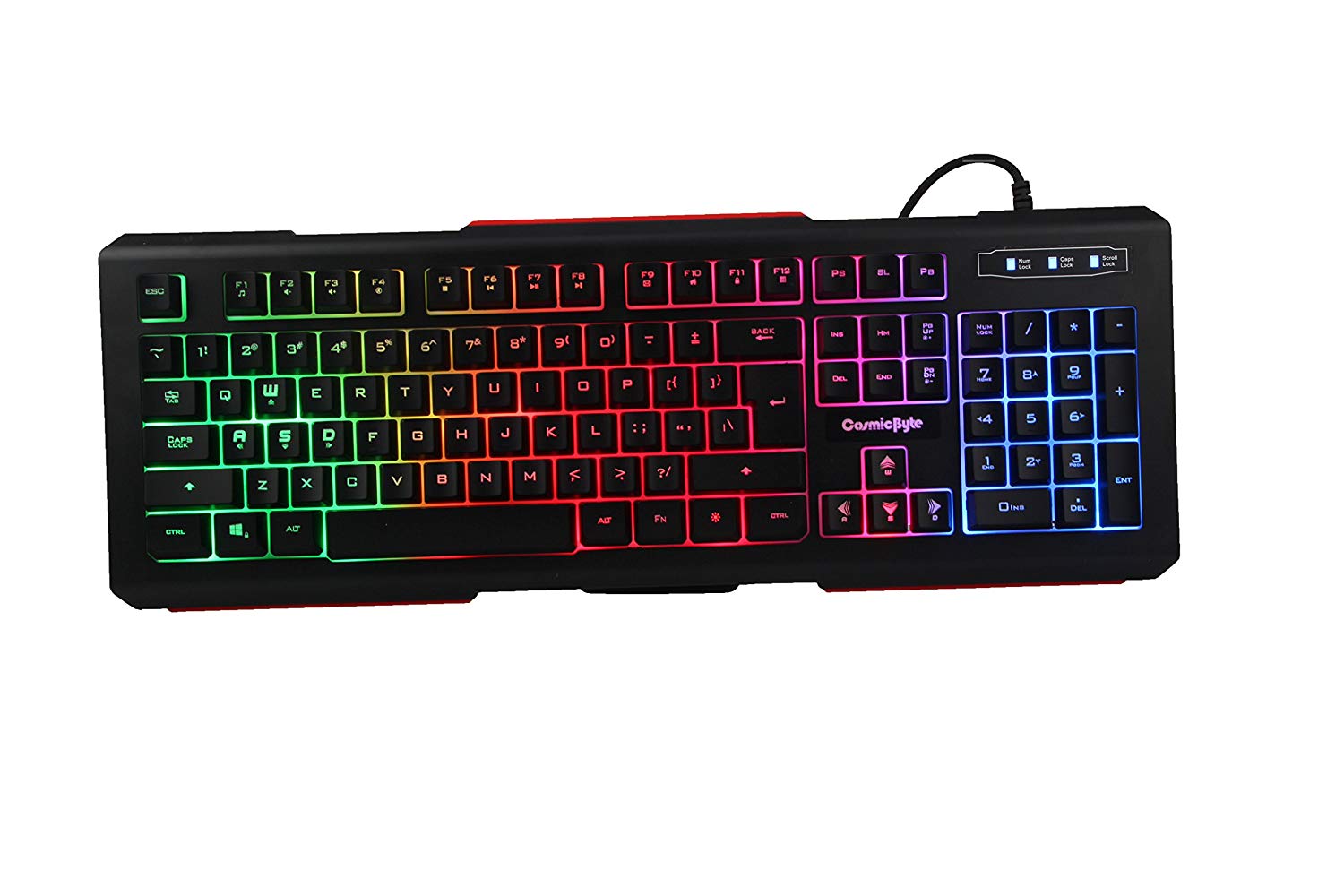 Cosmic Byte CB-GK-08 Corona Wired Gaming Keyboard with Rainbow LED