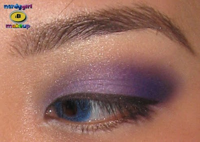    Prom Dress on Nerdy Girl Makeup  Prom Purple Makeup Look