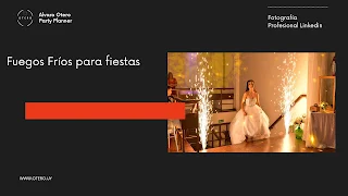 Fuegos fríos para fiestas y eventos en Montevideo